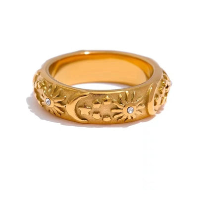 Celestial Gold Ring