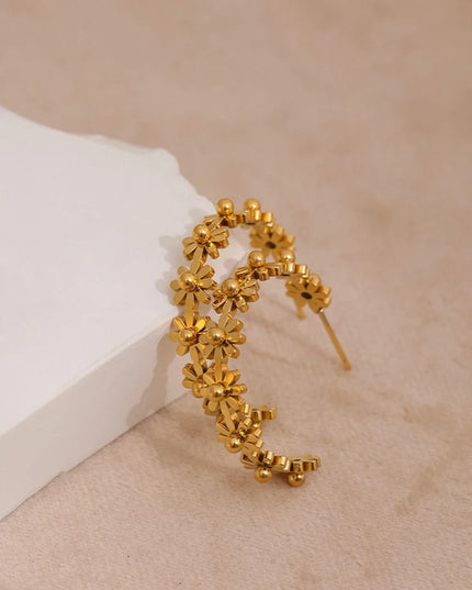 Floral Wreath Hoops