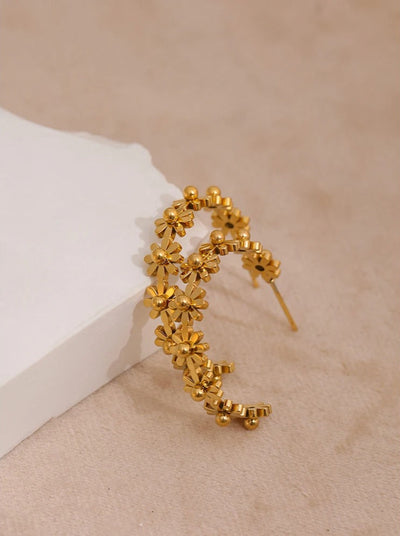 Floral Wreath Hoops