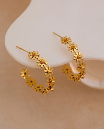 Floral Wreath Hoops