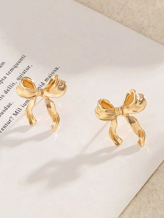 Ribbon Bow Earrings