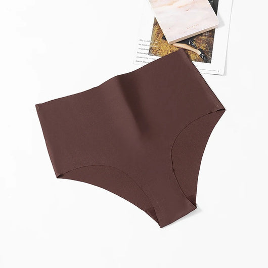 High-Waisted Seamless No-Show Underwear