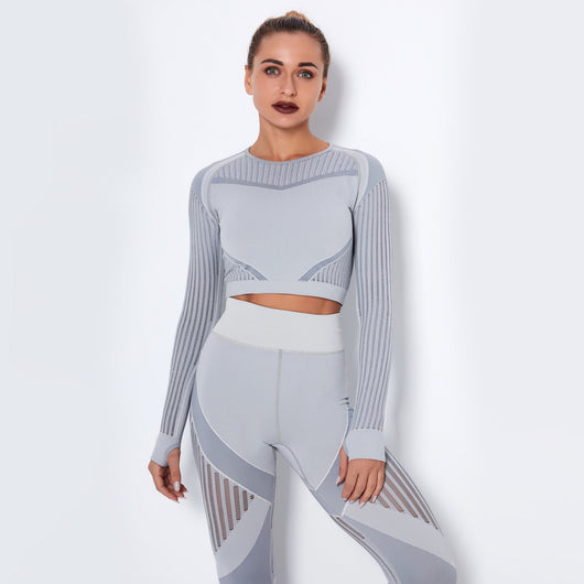 Meshed Support Active Crop Top