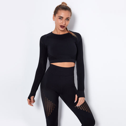 Meshed Support Active Crop Top