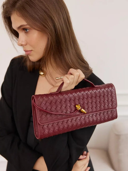 The Tessuta Woven Clutch Bag