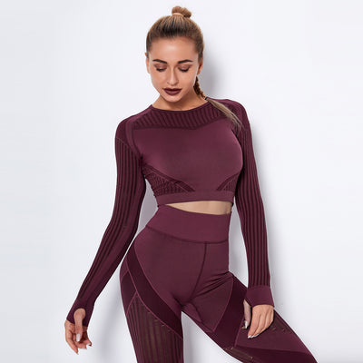 Meshed Support Active Crop Top
