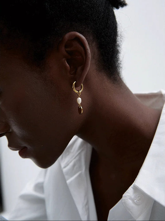 Pearl on the Vine Earrings