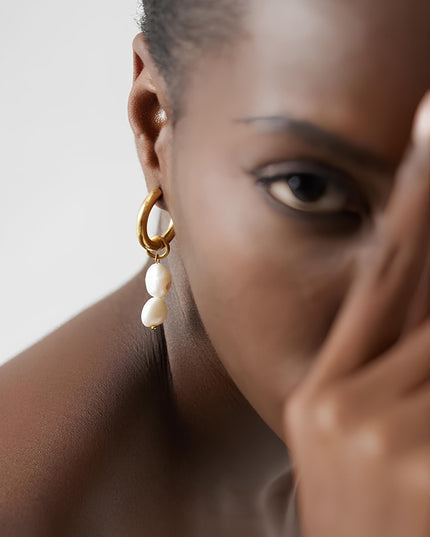 Tears of the Sea Pearl Earrings