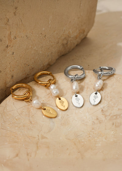 Pearl on the Vine Earrings