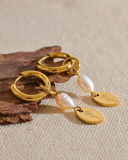 Pearl on the Vine Earrings