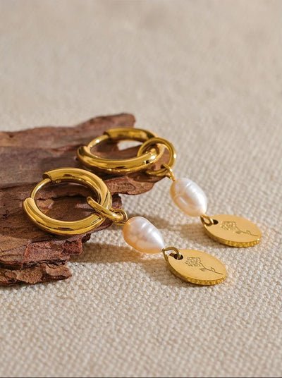 Pearl on the Vine Earrings