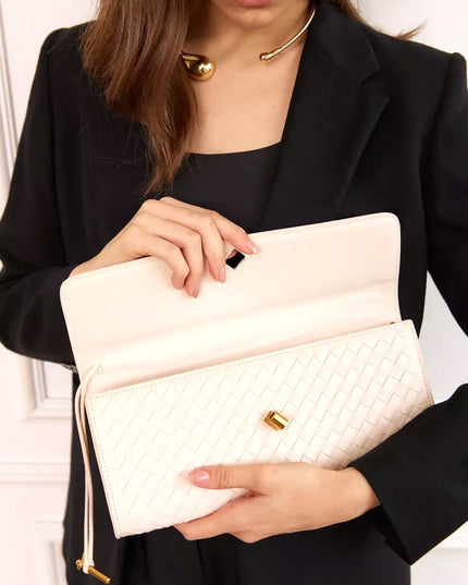 The Tessuta Woven Clutch Bag