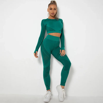 Meshed Support Active Crop Top