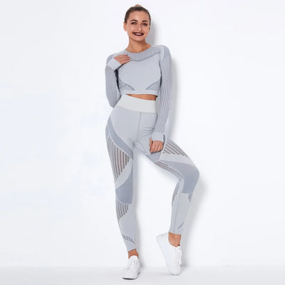 Meshed Support Active Crop Top