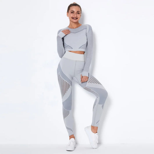 Meshed Support Active Crop Top