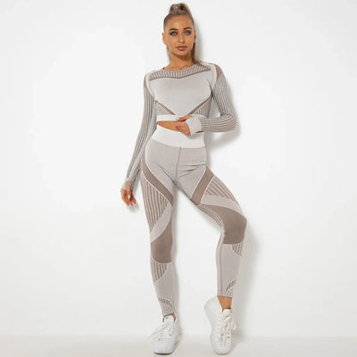 Meshed Support Active Crop Top