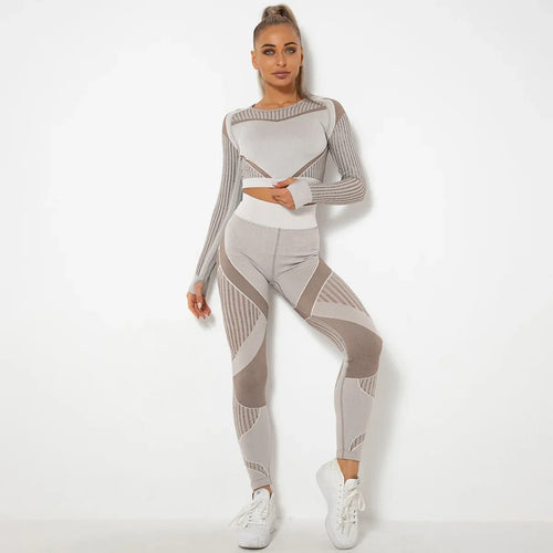 Meshed Support Active Crop Top