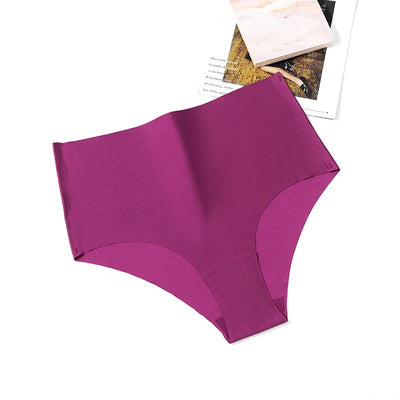 High-Waisted Seamless No-Show Underwear
