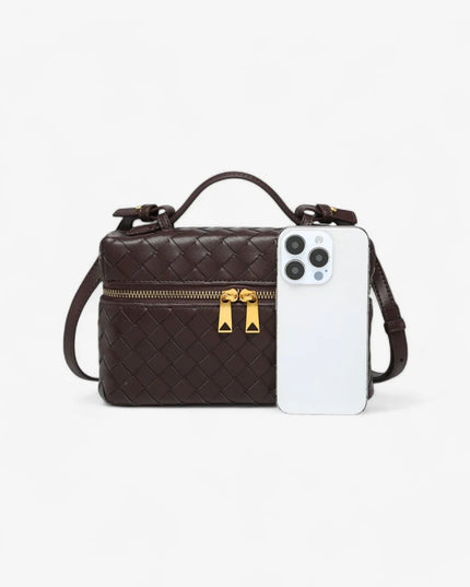 Woven Box Vanity Bag