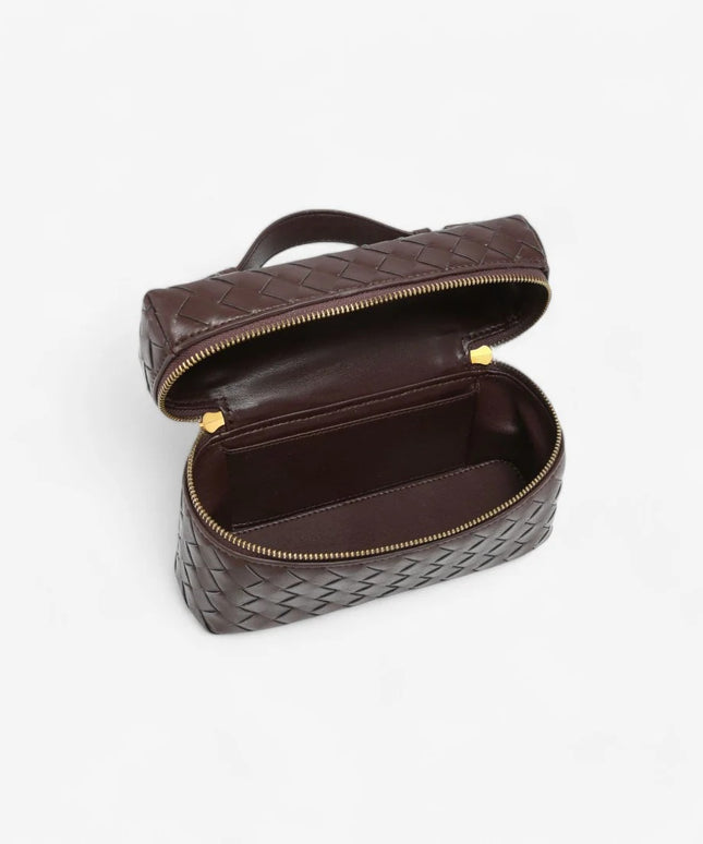 Woven Box Vanity Bag