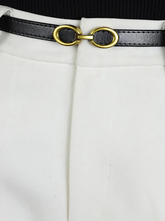 The Gabrielle Adjustable Leather Belt