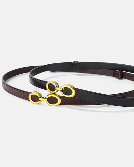 The Gabrielle Adjustable Leather Belt
