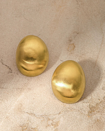 Amore D’Oro Dome Earrings
