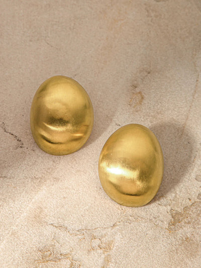 Amore D’Oro Dome Earrings