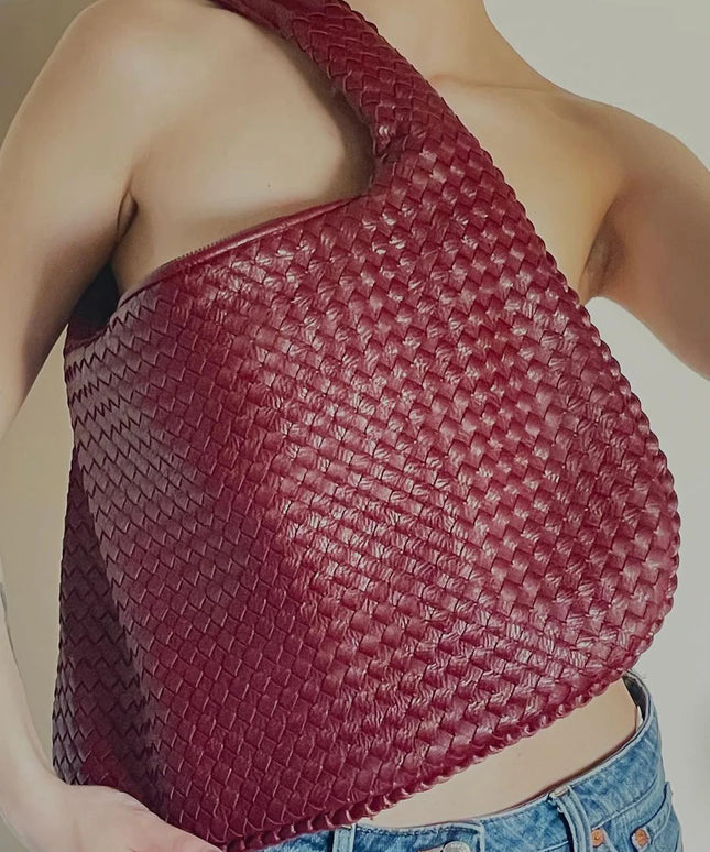 Large Woven Boho Tote Bag