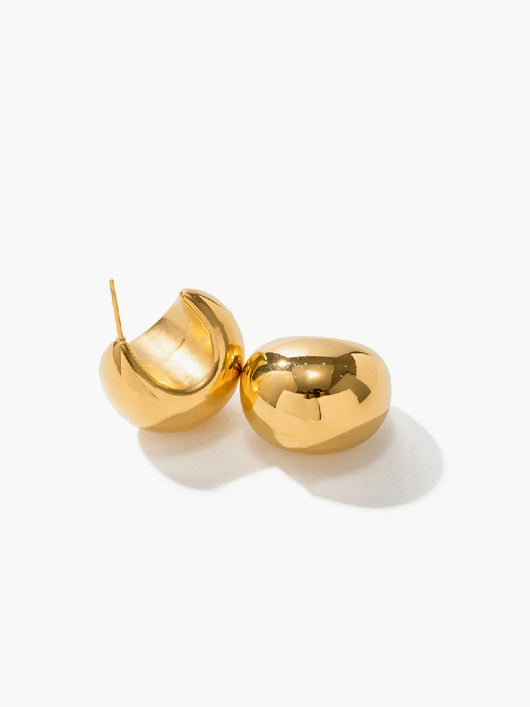 Crescent Dome Earrings
