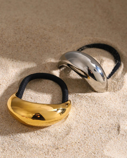 Chunky Golden Hair Cuff - 18k Gold-Plated