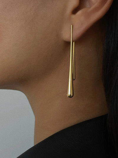 Asymmetrical Water Drop Earrings