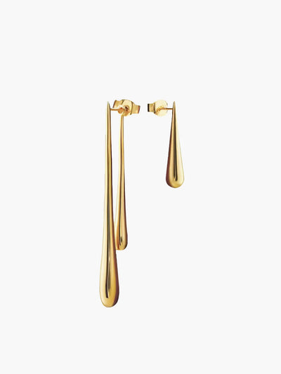 Asymmetrical Water Drop Earrings