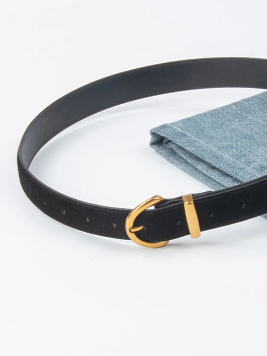 The Emily Suede Leather Belt