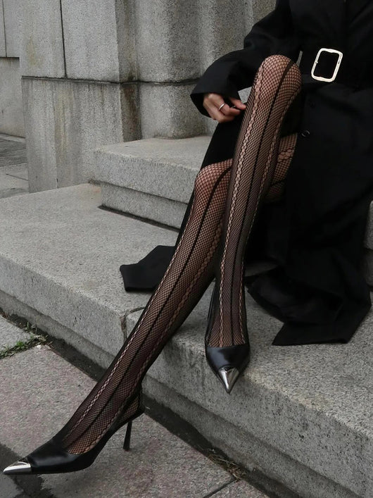 Hollow Sheer Tights