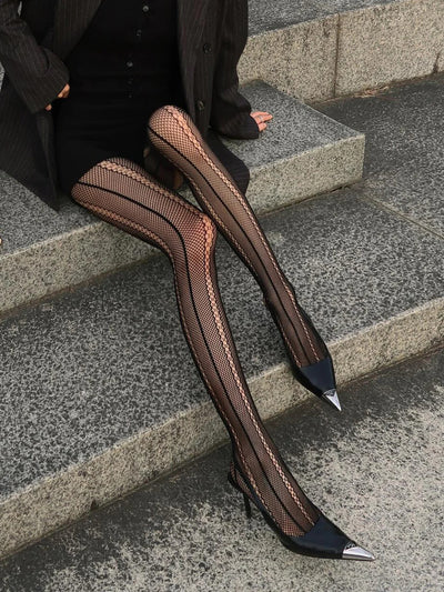 Hollow Sheer Tights