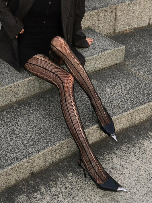 Hollow Sheer Tights