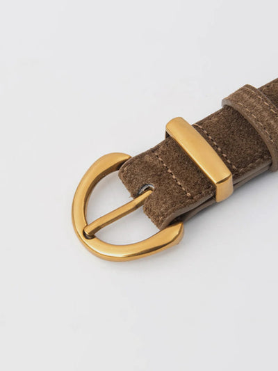 The Emily Suede Leather Belt