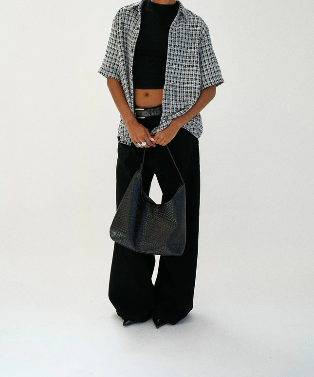 The Francesca Woven Shoulder Bag