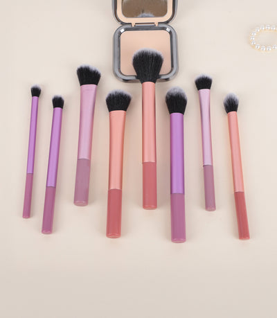 Complete 8-Piece Face & Eye Brush Set