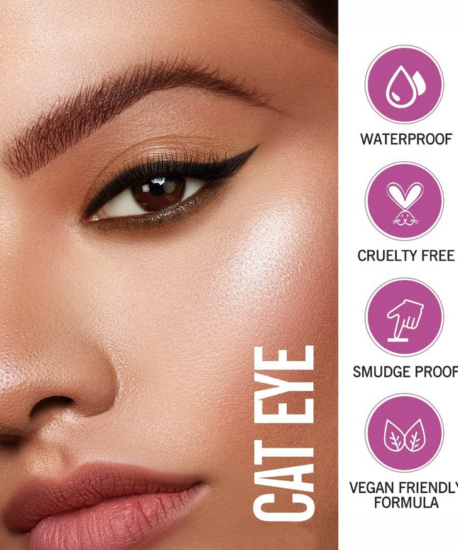Cat Eye 2 in 1 Wing Stamp Eyeliner