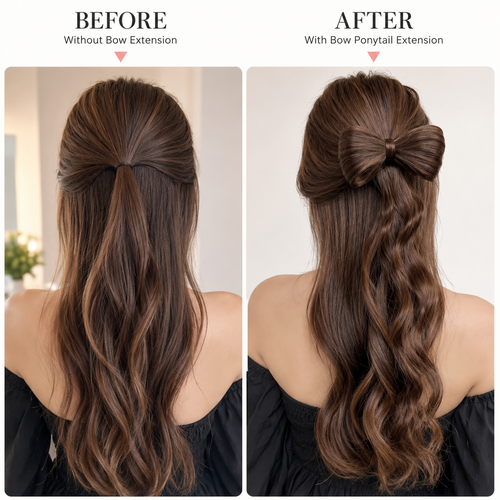 Clip-In Hair Bow Extension