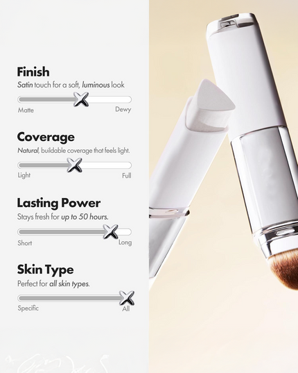 Korean 2-in-1 Colour-Changing Foundation Stick