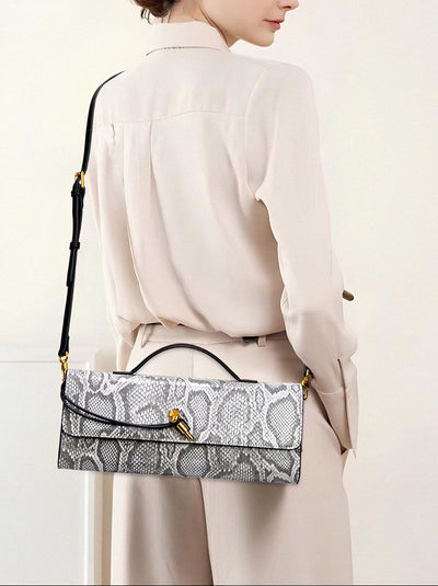 Serpentine Clutch Shoulder Bag