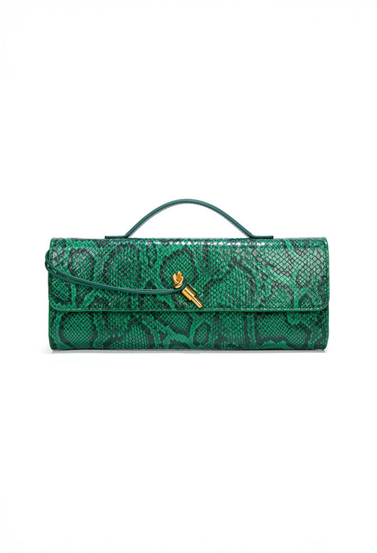 Serpentine Clutch Shoulder Bag