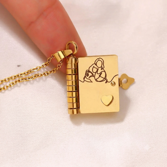 To My Granddaughter - Chapter Book Necklace