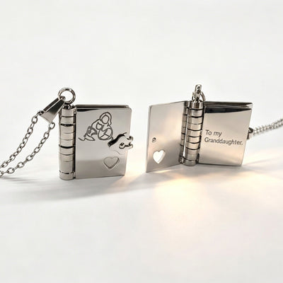 For Granddaughter - The Most Beautiful Chapter Book Necklace