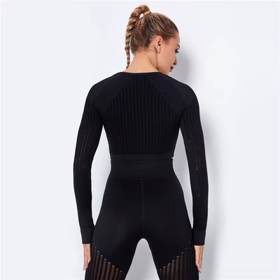 Meshed Support Active Crop Top