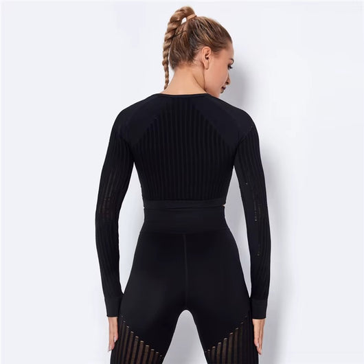 Meshed Support Active Crop Top