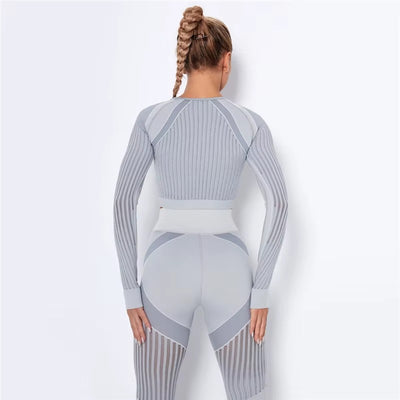 Meshed Support Active Crop Top